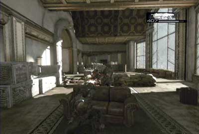 Walk along the shaft - Chapter 5 - Ascension - Act V - Gears of War 3 - Game Guide and Walkthrough