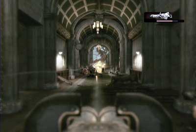 Then back to the corridor and start walking toward exit - Chapter 5 - Ascension - Act V - Gears of War 3 - Game Guide and Walkthrough