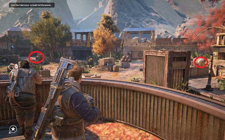 Two collectibles - a book on the left and a document on the right - Act 1:4 - A Few Snags | Walkthrough - Walkthrough - Gears of War 4 Game Guide