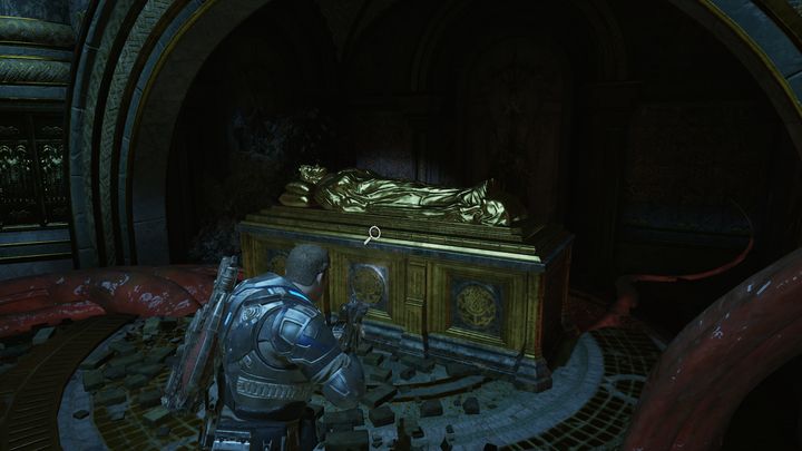 Use this tomb to unlock the passage forward. - Act 3:4 - Do Not Go Gentle | Walkthrough - Walkthrough - Gears of War 4 Game Guide