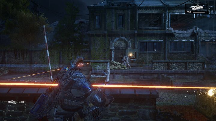 You have the opportunity to discover another collectible in this house. - Act 4:3 - Knock Knock | Walkthrough - Walkthrough - Gears of War 4 Game Guide