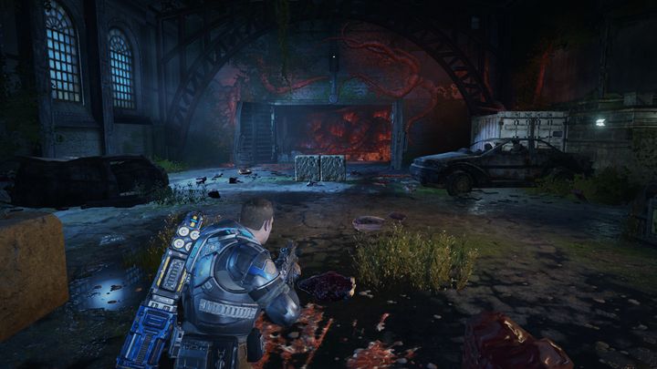 You will face a new enemy on this field. - Act 4:3 - Knock Knock | Walkthrough - Walkthrough - Gears of War 4 Game Guide