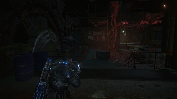 The elevator is within your sight, unfortunately, it does not work. - Act 4:4 - Powerless | Walkthrough - Walkthrough - Gears of War 4 Game Guide