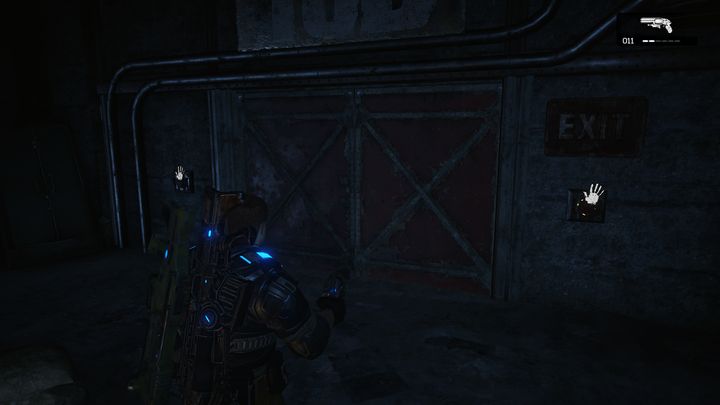 You will often have to open doors which require two people to activate them. - Act 4:4 - Powerless | Walkthrough - Walkthrough - Gears of War 4 Game Guide