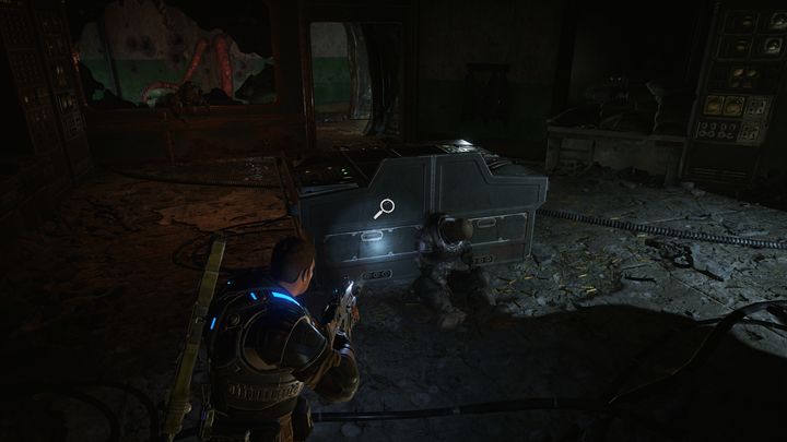 You will find a dog tag by one of the bodies. - Act 4:4 - Powerless | Walkthrough - Walkthrough - Gears of War 4 Game Guide