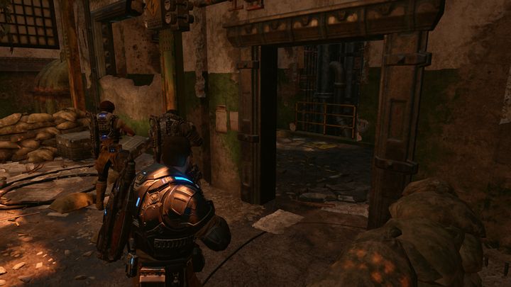 After you enter the station turn right and in a small room there will be an item for your collection. - Act 4:5 - Storm Warning | Walkthrough - Walkthrough - Gears of War 4 Game Guide