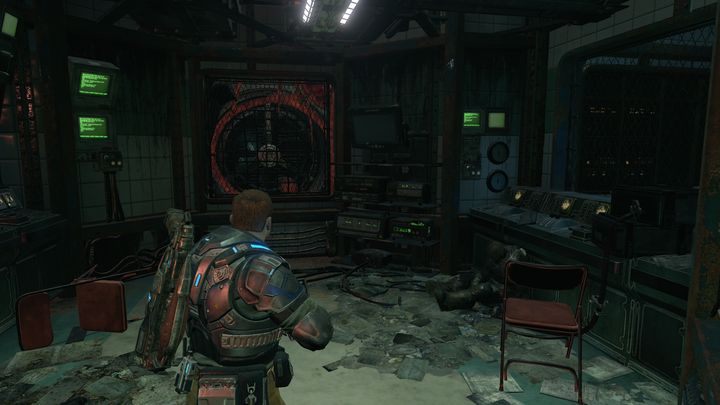 There will be a letter to collect in this room. - Act 4:5 - Storm Warning | Walkthrough - Walkthrough - Gears of War 4 Game Guide