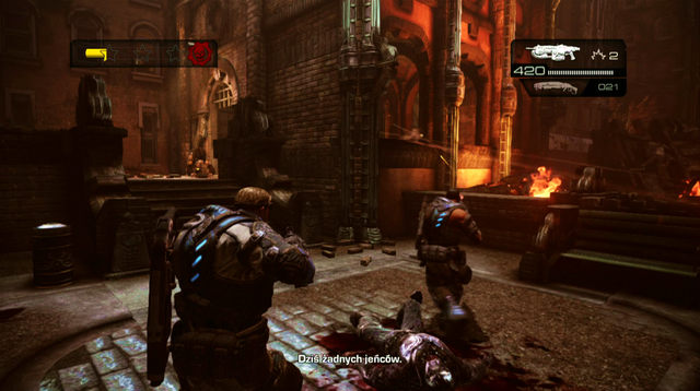 Once you find a convoy, go to the building on the left - Old Town - Museum Of Military Glory - Gears of War: Judgment - Game Guide and Walkthrough