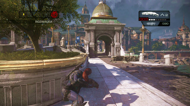 Go to the door and get down the stairs on the left - Enfield Bridge - Halvo Bay Military Academy - Gears of War: Judgment - Game Guide and Walkthrough