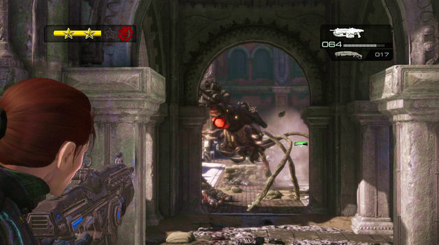 After killing the beast, enemy reinforcements will appear on the right part of the bridge - try to kill opponents in a melee fight - Enfield Bridge - Halvo Bay Military Academy - Gears of War: Judgment - Game Guide and Walkthrough