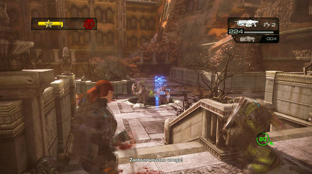 After that a hole will appear in front of the stairs - Monroe Commons - Halvo Bay Military Academy - Gears of War: Judgment - Game Guide and Walkthrough