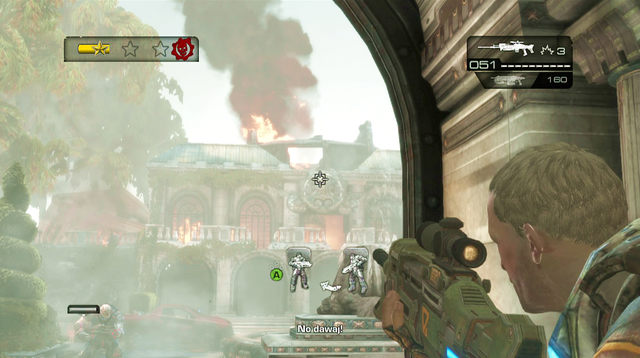 Watch your left side, where main enemy forces will be coming from (Maulers among others) - Risea Estate - Seahorse Hills - Gears of War: Judgment - Game Guide and Walkthrough