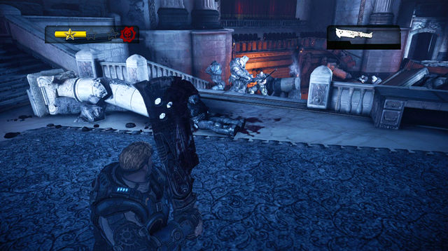 Keep going left - Grand Courtroom - The Courthouse - Gears of War: Judgment - Game Guide and Walkthrough