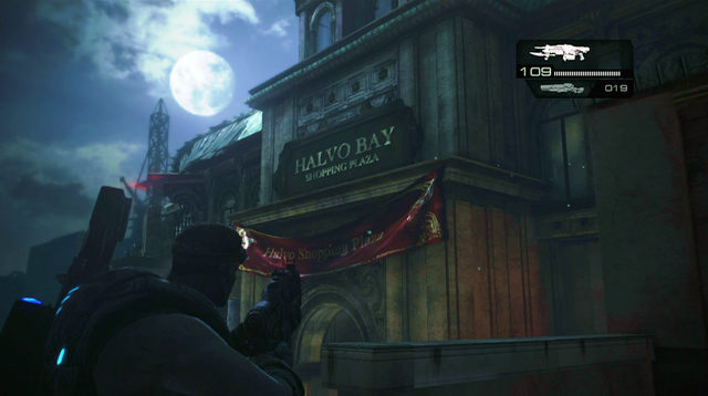 After clearing the passage, enter the building previously occupied by enemies - Reunion - Aftermath - Gears of War: Judgment - Game Guide and Walkthrough