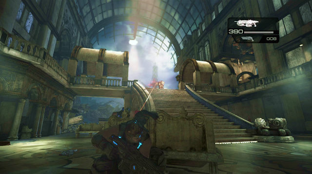 There is an ammo crate inside - Reunion - Aftermath - Gears of War: Judgment - Game Guide and Walkthrough