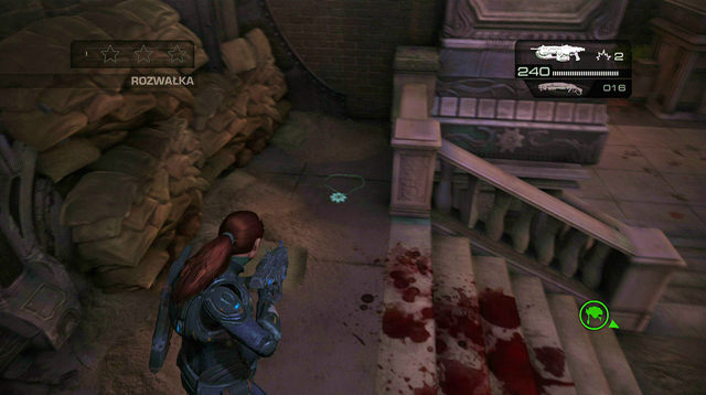 In the Crash Site stage - Halvo Bay Military Academy - COG tags - Gears of War: Judgment - Game Guide and Walkthrough