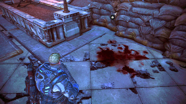 In the Great Staircase section - The Courthouse - COG tags - Gears of War: Judgment - Game Guide and Walkthrough