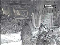 Get into the alley and inside the building - Act II: Outpost/Lethal Dusk - Walkthrough - Gears of War (PC) - Game Guide and Walkthrough