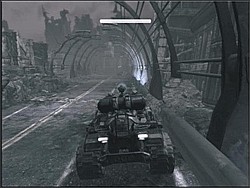 This fight seems hard only at a first glance - Act II: Dark Labyrinth/Last Stand - Walkthrough - Gears of War (PC) - Game Guide and Walkthrough