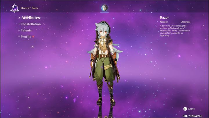 Razor is a four-star Electro character who fights with Claymore - Genshin Impact: Razor - best builds (Electro) - Electro - Genshin Impact Guide