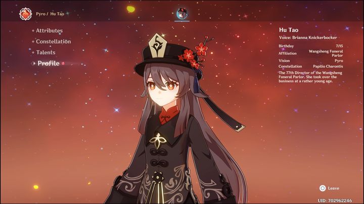 Deathmatch, outside the base ATK, also increases CRIT Rate - Genshin Impact: Hu Tao - best build (Pyro) - Pyro - Genshin Impact Guide