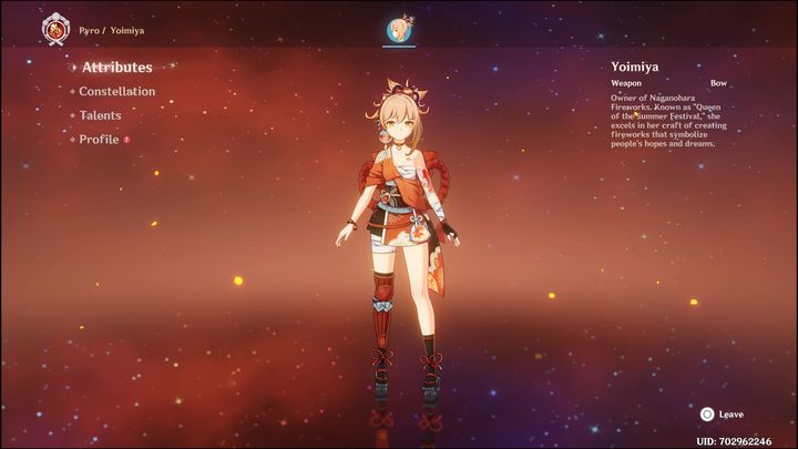 Yoimiya is a five-star Pyro who fights with a bow - Genshin Impact: Yoimiya - best builds (Pyro) - Pyro - Genshin Impact Guide