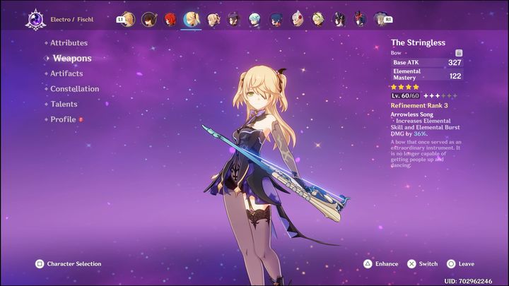 As for weapons, there are two worth mentioning - Genshin Impact: Fischl - best builds (Electro) - Electro - Genshin Impact Guide