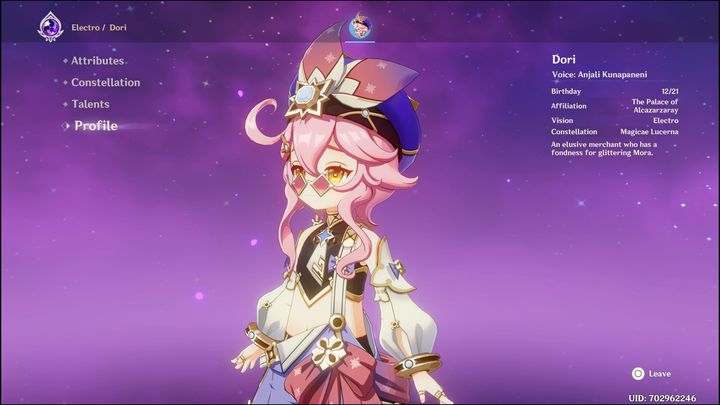 Alternative choice for a weapon can be Wolf's Gravestone - Genshin Impact: Dori - best builds (Electro) - Electro - Genshin Impact Guide