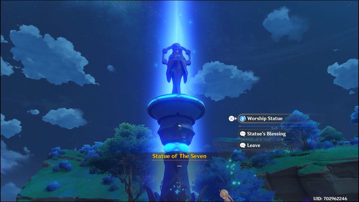 Being close to the Statue of the Seven, you can fully restore the health of all comrades - Genshin Impact: Beginners Guide & Tips - Basics - Genshin Impact Guide