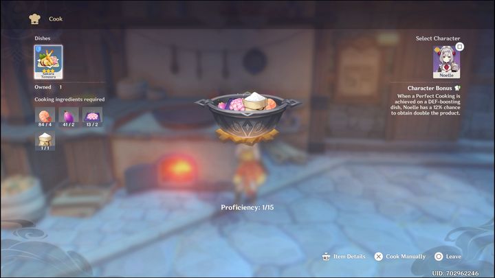 Thanks to cooking, you can restore more health, and many foods have unique effects, such as increasing protection against a given element, restoring stamina, or increasing the chance of a critical hit - Genshin Impact: Beginners Guide & Tips - Basics - Genshin Impact Guide