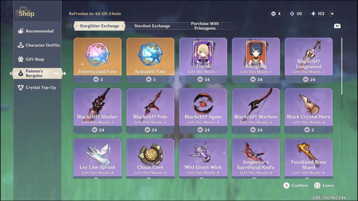 Moreover, for each wish, you receive Starglitter and Stardust, depending on the rarity of the acquired item or character - Genshin Impact: Beginners Guide & Tips - Basics - Genshin Impact Guide