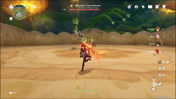 Electro attacks fill up the rage bar, and when it reaches completion, he will use one of three possible powerful attacks - Genshin impact: How to beat Jadeplume Terrorshroom? - Bosses - Genshin Impact Guide