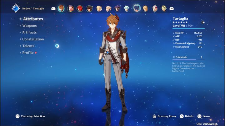 To reach the maximum character level, you need to get level 90 - Genshin Impact: Game length - Appendix - Genshin Impact Guide