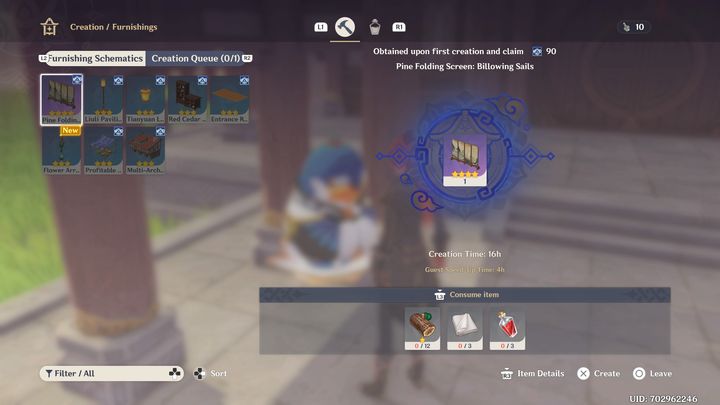 You will receive diagrams every time you complete one of the tasks in the Adeptal Mirror tab - Genshin Impact: House System - what is it? - FAQ - Genshin Impact Guide