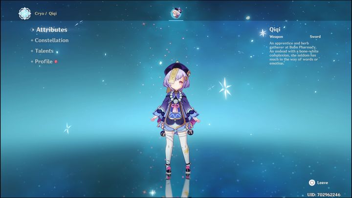 The most suitable weapon for Qiqi is Skyward Blade - Genshin Impact: Qiqi (Cryo) - best builds - Cryo - Genshin Impact Guide