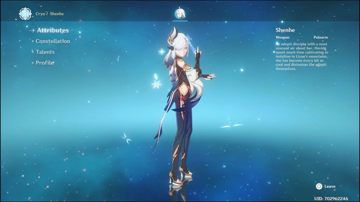 Shenhe is a 5-star hero of Cryo element fighting with a spear - Genshin Impact: Shenhe - best builds (Cryo) - Cryo - Genshin Impact Guide