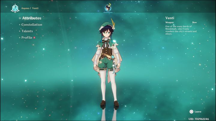 When it comes to weapons, first recommended pick is The Stringless - Genshin Impact: Venti (Anemo) - best builds - Anemo - Genshin Impact Guide