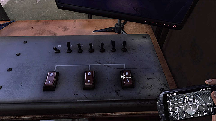 You can press only one button - Further exploration of building B | Black | Walkthrough - Black - Get Even Game Guide