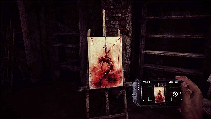 You can scan, e.g. paintings - Exploration of building C | Black | Walkthrough - Black - Get Even Game Guide