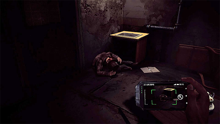 Keep exploring the area and find a journal - Exploration of building C | Black | Walkthrough - Black - Get Even Game Guide