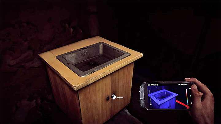 Finally, you must return to the ground floor and look at the sink presented in the picture - Exploration of building C | Black | Walkthrough - Black - Get Even Game Guide