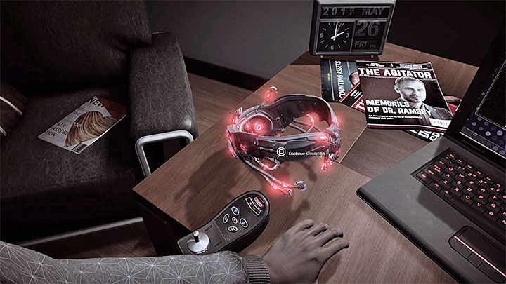 Select the googles to launch the first ending - The final - Grace | Red | Walkthrough - Red - Get Even Game Guide