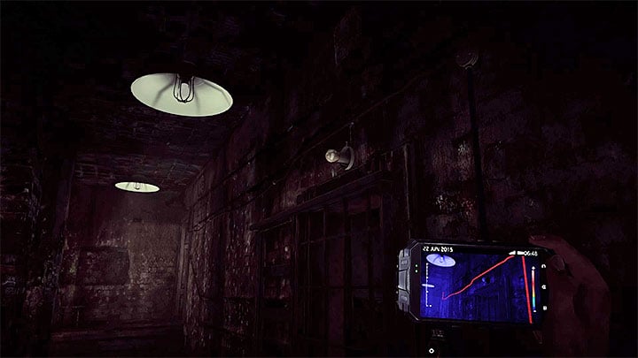 In thermal vision, electric cables are colored red - How to solve the fuses puzzle in the Asylums block B? - Solving the puzzles - Get Even Game Guide