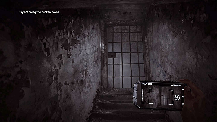 You enter a tight corridor that will take you to the gate presented in the picture - The Kidnapping | Hidden memories - Hidden memories - Get Even Game Guide