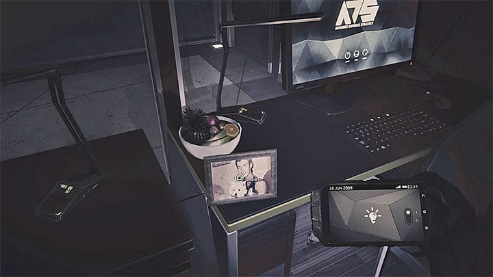 Third photo - How to deal with the electronic door lock in the ADS HQ? - Solving the puzzles - Get Even Game Guide