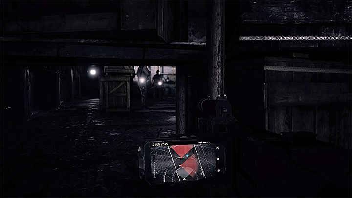 Kill the three enemies or sneak around them while you are scanning anomalies - Get access to the kidnappers computer | Black | Walkthrough - Black - Get Even Game Guide