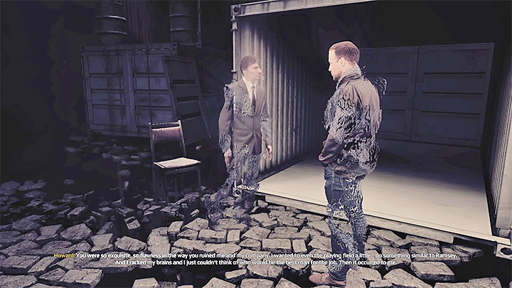 Once you get to a new location, proceed forward and teleport yourself to a warp by the locked door - Howard_meeting files | Red | Walkthrough - Red - Get Even Game Guide