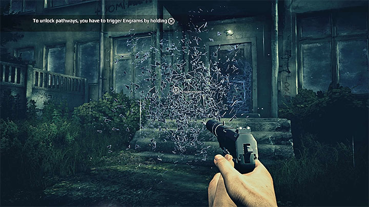 By examining engrams you can trigger additional dialogues and proceed further into the game - The Grace_Kidnapping files | Red | Walkthrough - Red - Get Even Game Guide