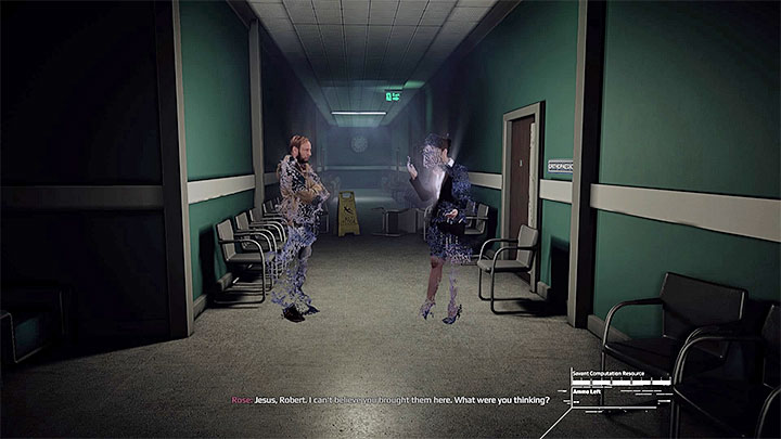 Shortly after watching Roses conversation with Ramsey, youll be forced to flee - The Grace_Kidnapping files | Red | Walkthrough - Red - Get Even Game Guide