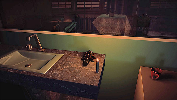 Memorize the items that stand close to the lit candles in the first room - The Grace_Kidnapping files | Red | Walkthrough - Red - Get Even Game Guide